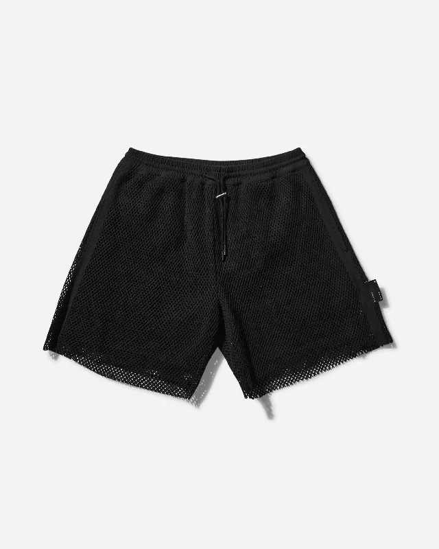 Plexus Mesh Layered Shorts Black