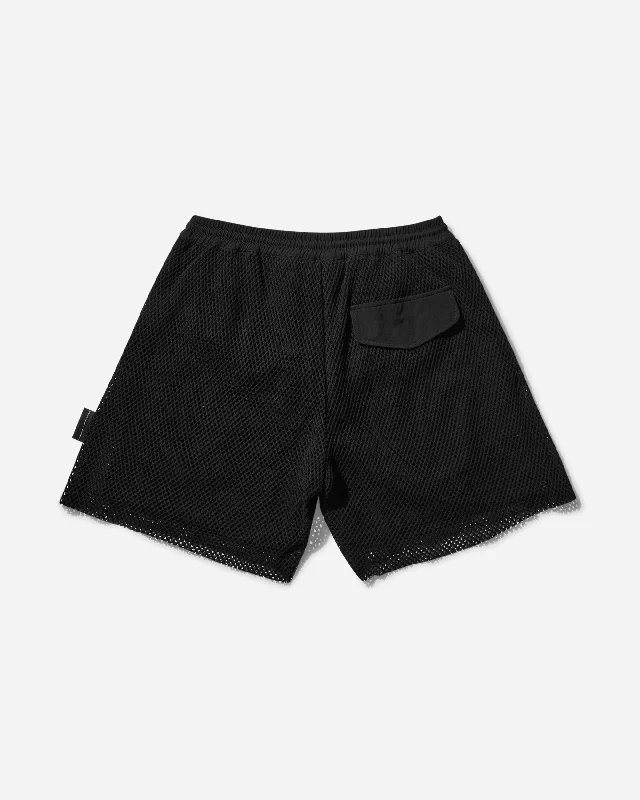 Plexus Mesh Layered Shorts Black