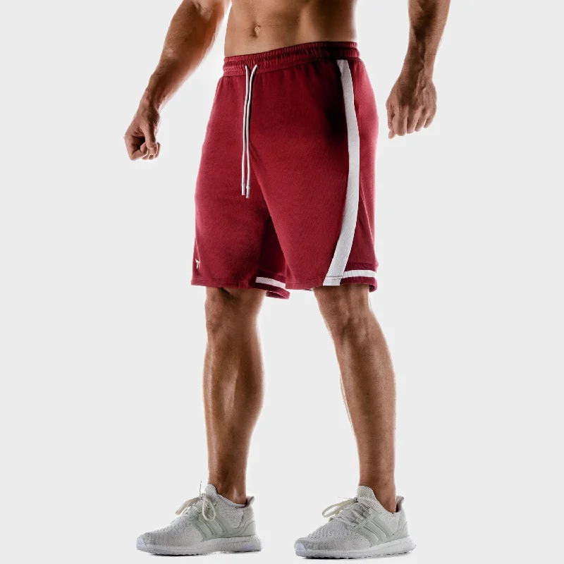 Hybrid Performance Shorts - Maroon