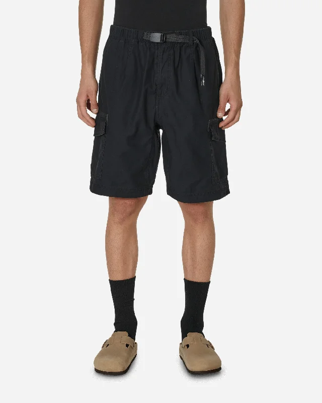 Cotton Cargo Shorts Black