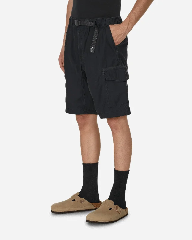 Cotton Cargo Shorts Black