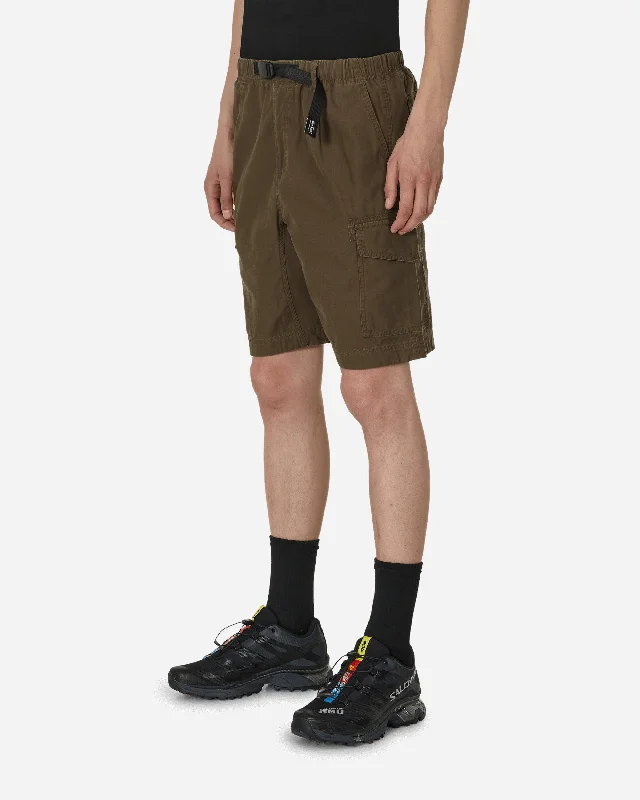 Cotton Cargo Shorts Olive