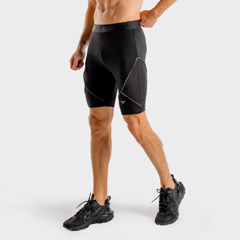 Wolf Compression Shorts - Onyx