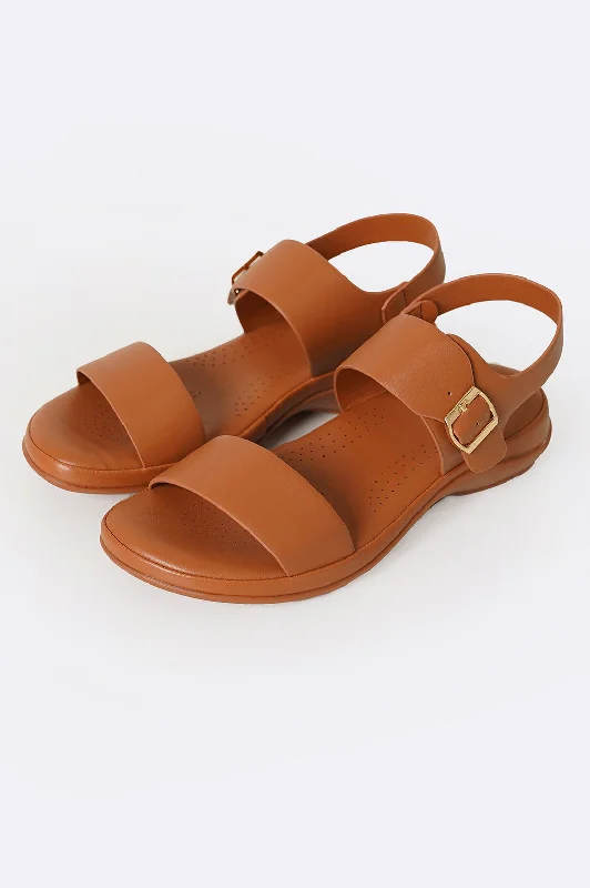 BUCKLED MAMA SANDALS