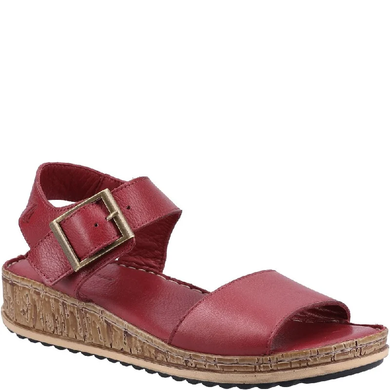 Red Ellie Sandals