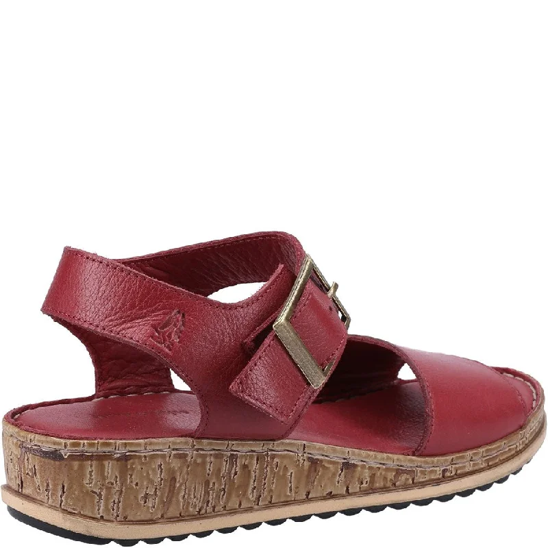 Red Ellie Sandals