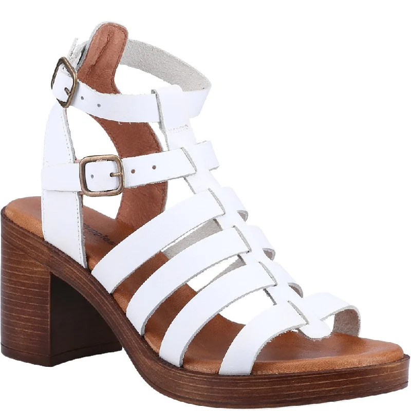 White Gloria Gladiator Sandals