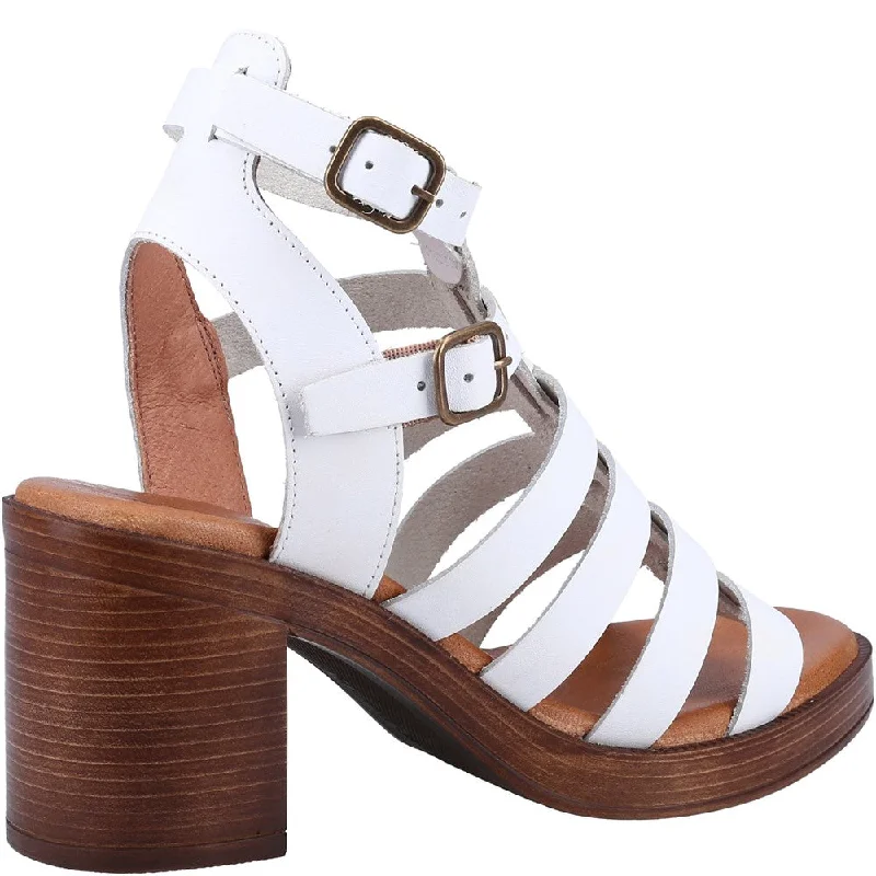 White Gloria Gladiator Sandals