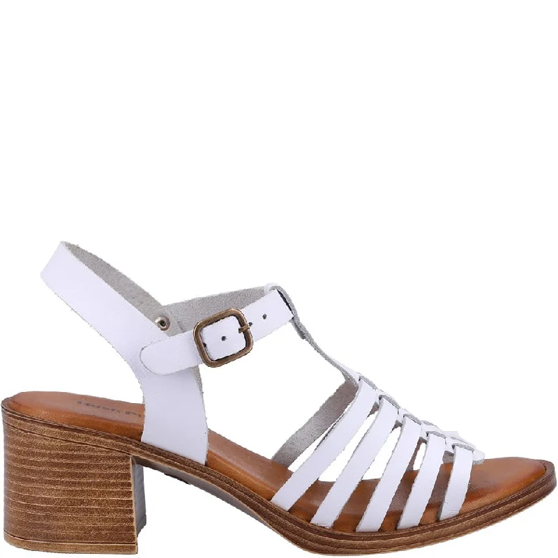 White Greta Sandals