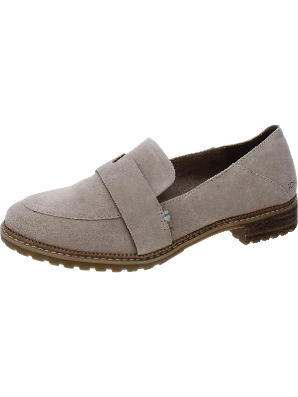 Mallory Womens Suede Slip On Loafers