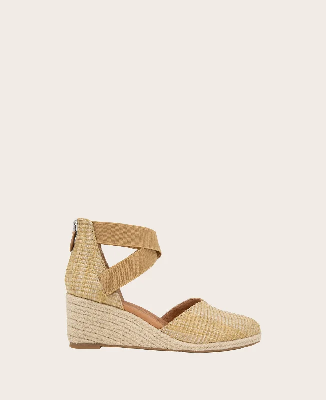 GENTLE SOULS - Orya Leather Espadrille Wedge