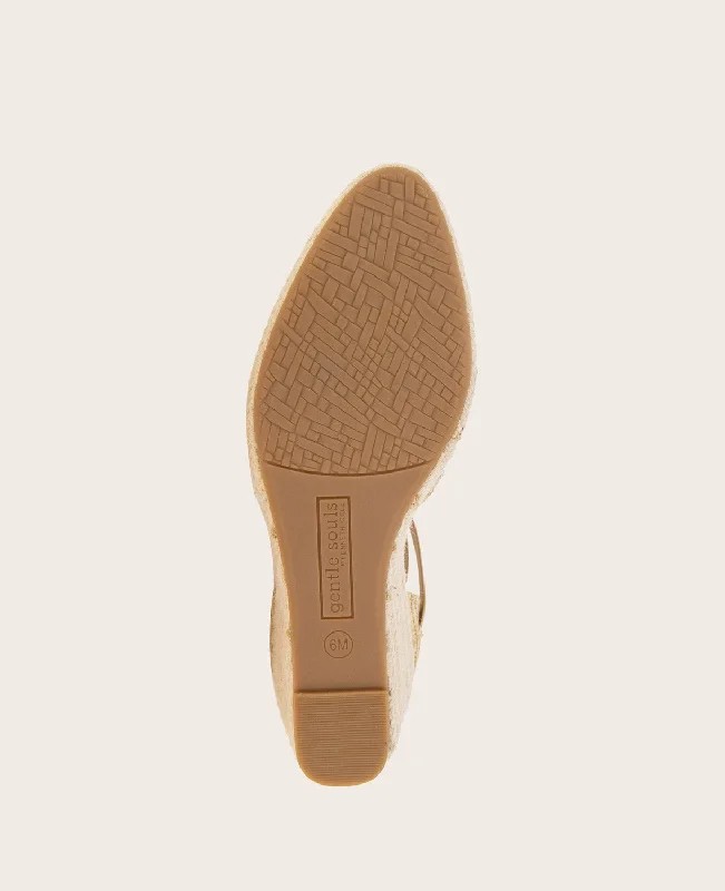 GENTLE SOULS - Orya Leather Espadrille Wedge