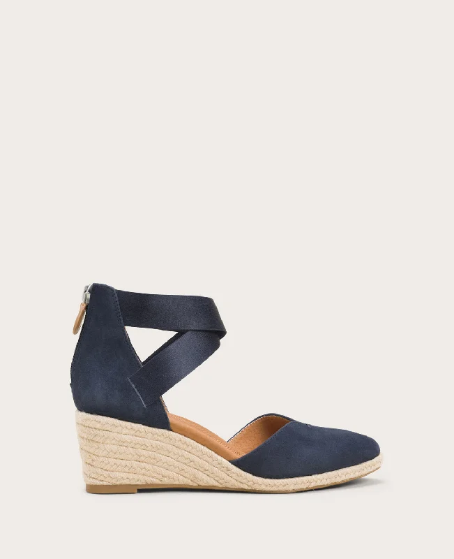 GENTLE SOULS - Orya Leather Espadrille Wedge