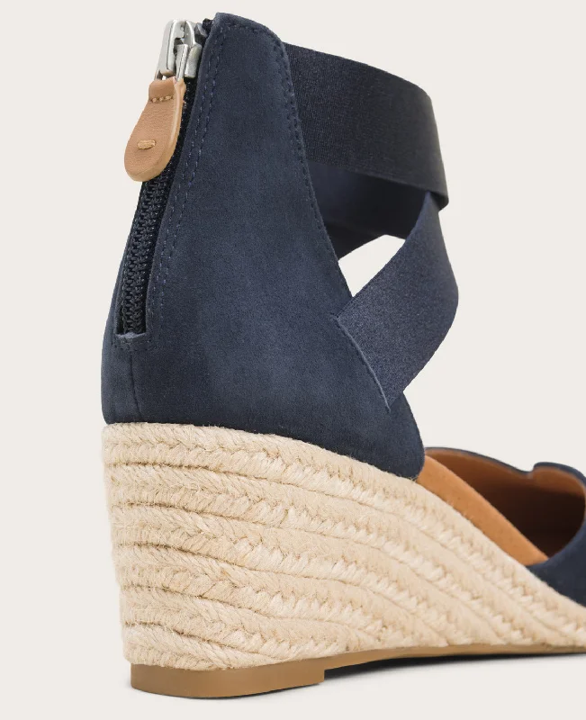 GENTLE SOULS - Orya Leather Espadrille Wedge