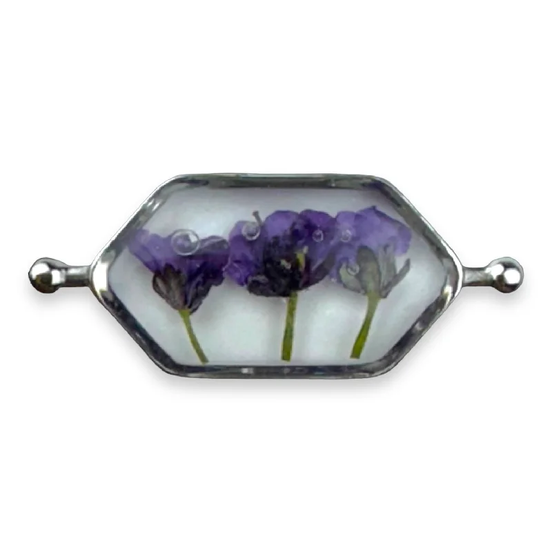 Silver / Purple Alyssum (hexbar)