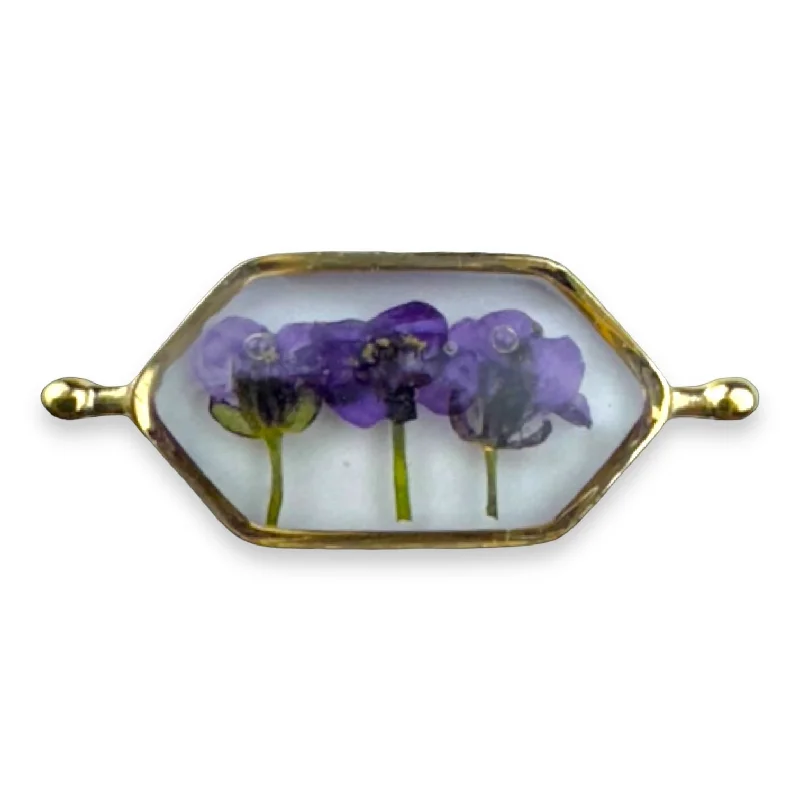 Gold / Purple Alyssum (hexbar)