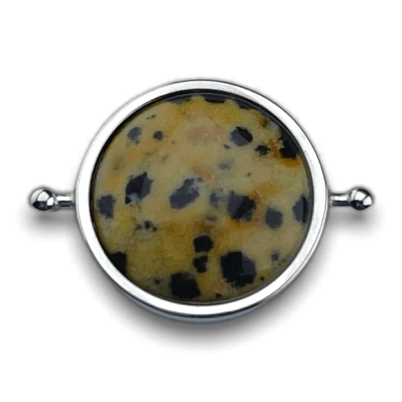 Dalmatian Jasper Round Crystal Element