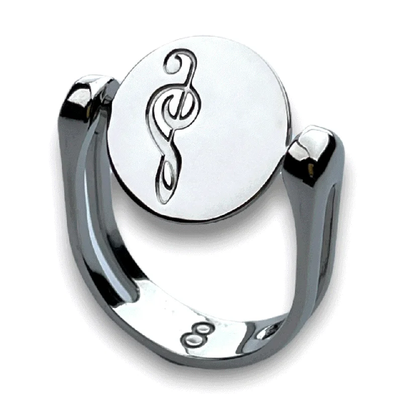 Music Clef Heart Symbol Element (spin to combine)