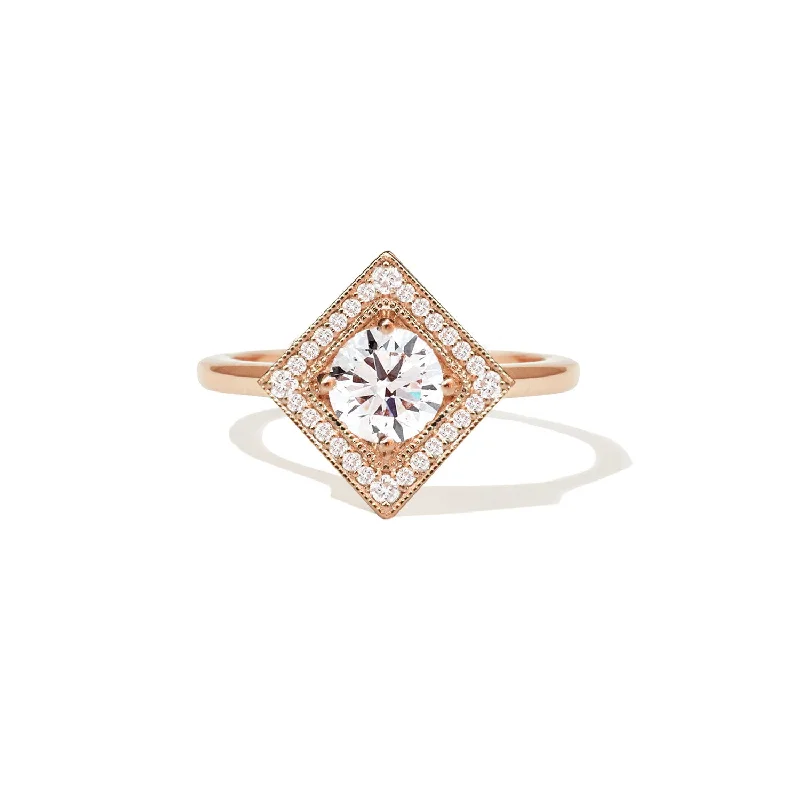 14K Rose Gold / 4