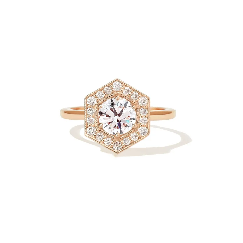 14K Rose Gold / 4