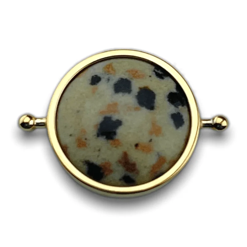 Dalmatian Jasper / gold