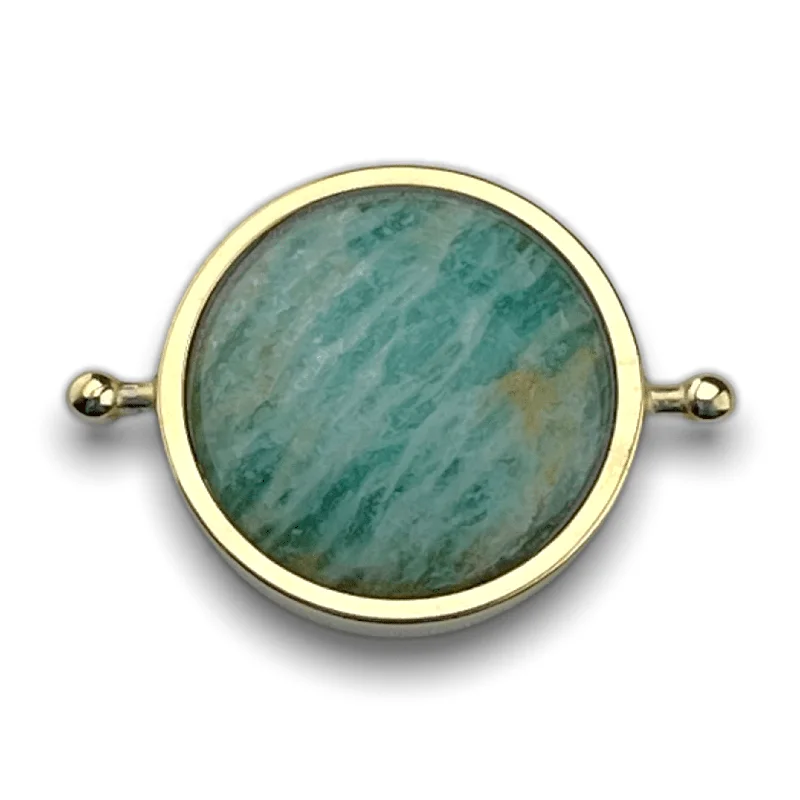 Amazonite / gold