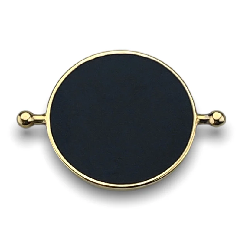 Midnight enamel / gold metal