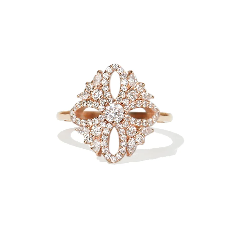 The Jazmin Diamond Mosaic Ring