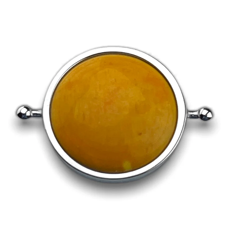 Yellow Mookaite Round Crystal Element