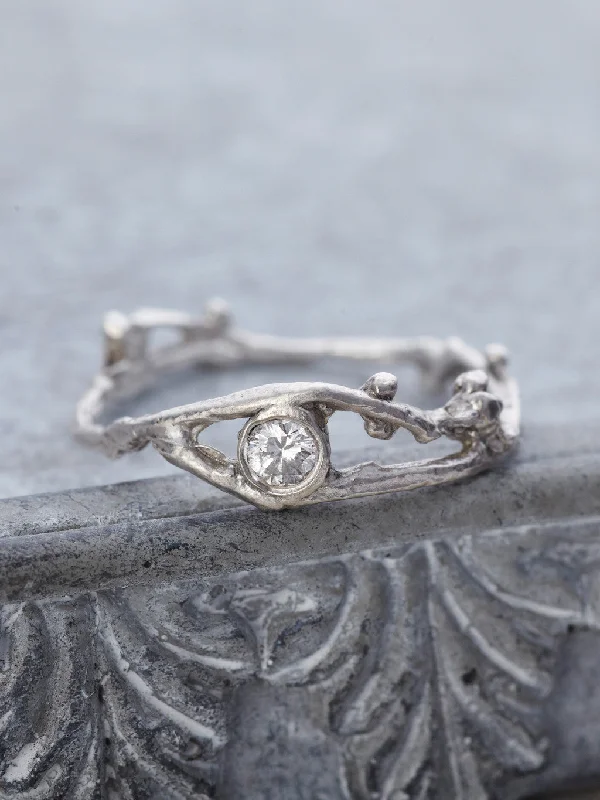 14K Fairy Diamond Branch Ring