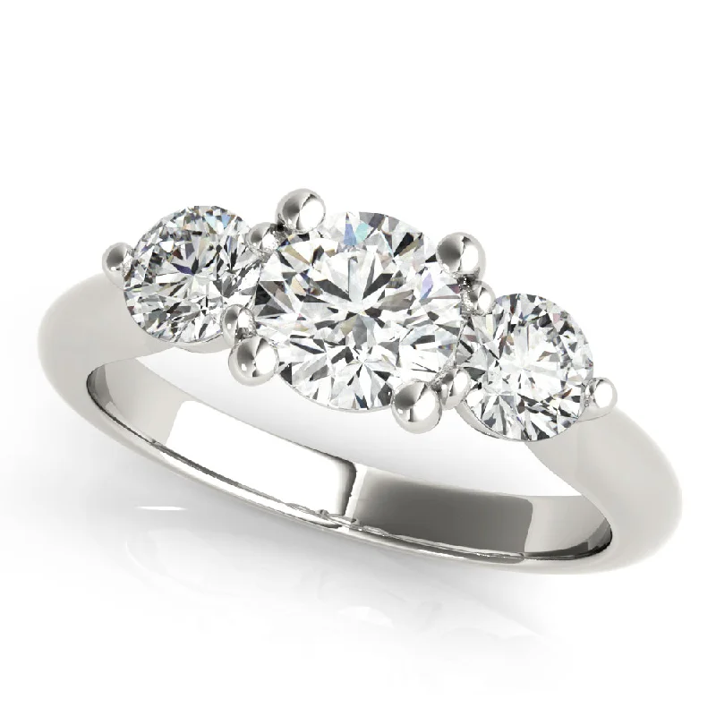 Charlotte Midi Round Trilogy Diamond Engagement Ring Setting