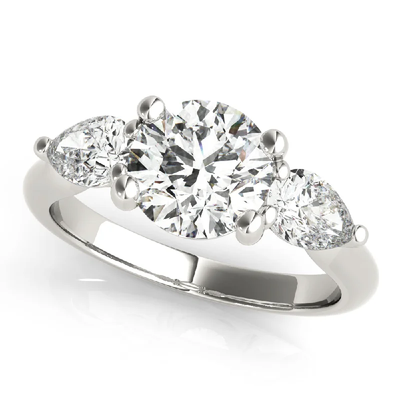 Charlotte Round Diamond Engagement Ring Setting