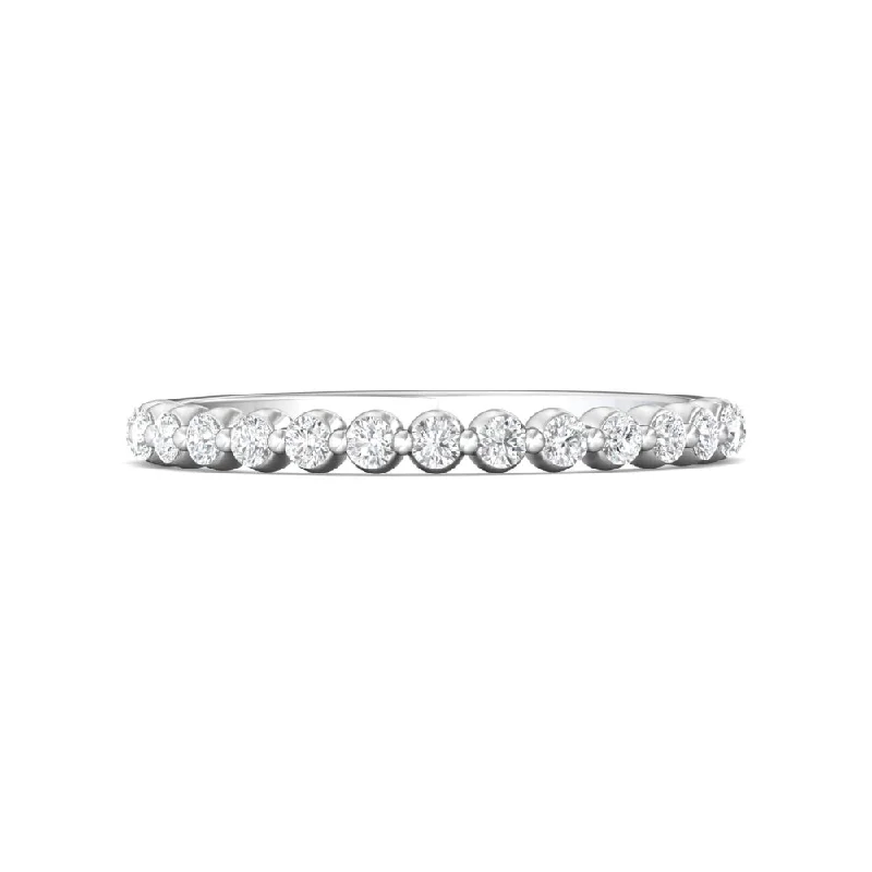 Martin Flyer 14k Petite Diamond Wedding Band