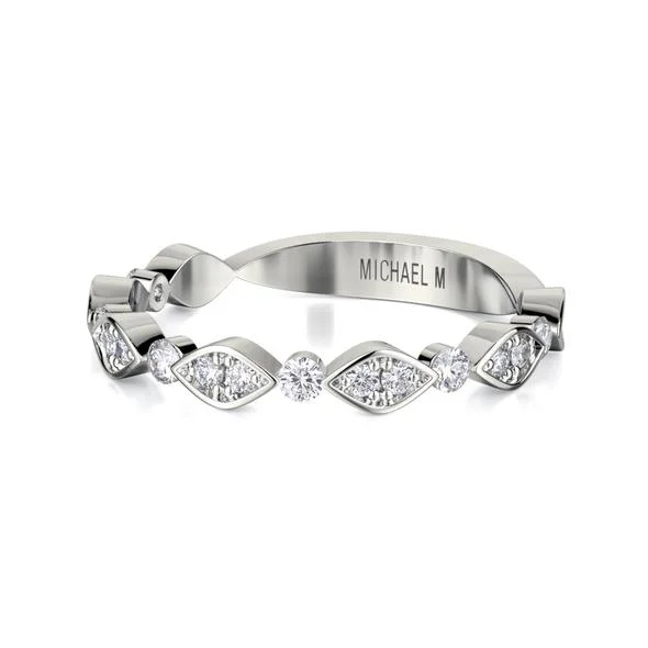 Michael M Bezel Marquise Diamond Band