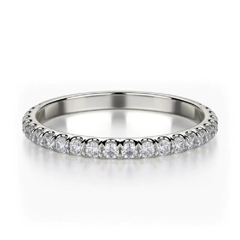 Michael M Diamond Pave Set Wedding Band