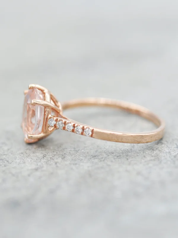 14K Morganite Marietta Ring