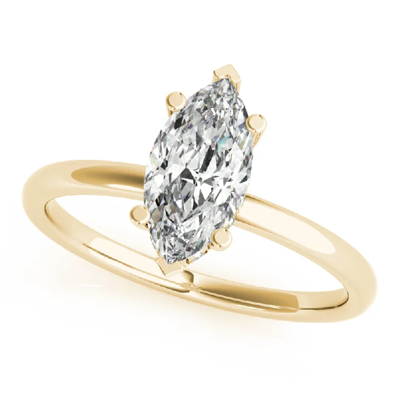 18 ct Yellow Gold Setting / Natural Diamond Side Stones