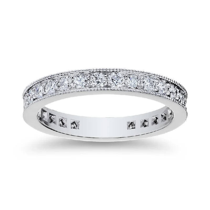 Platinum Diamond Eternity Band