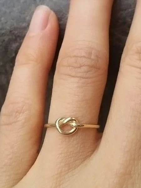 14K Promise Knot Ring