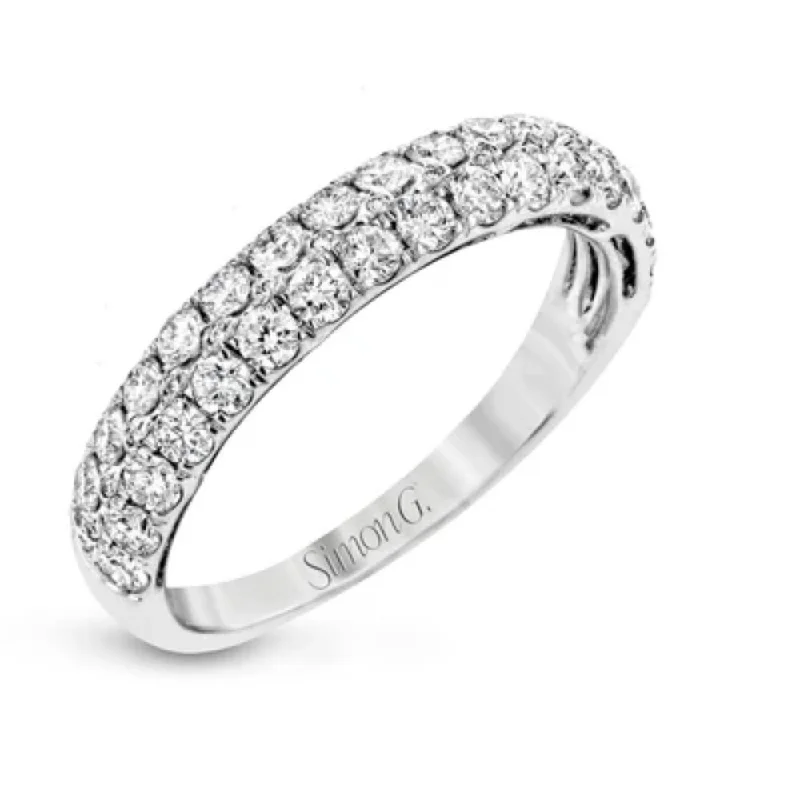 Simon G. Platinum Diamond Anniversary Ring