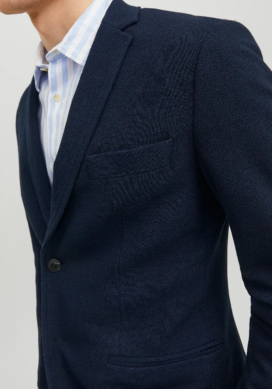 Jack & Jones Slim Fit Twill Casual Blazer, Navy Blazer