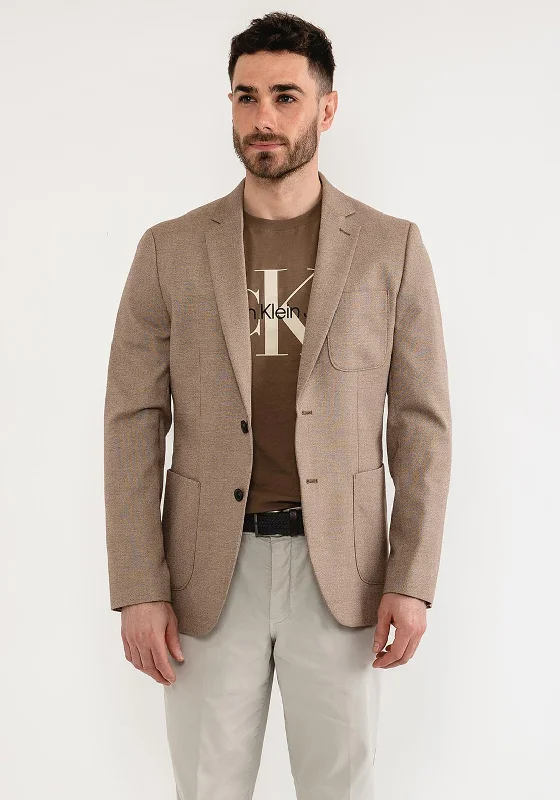 Selected Homme Gabe Blazer, Light Brown Melange