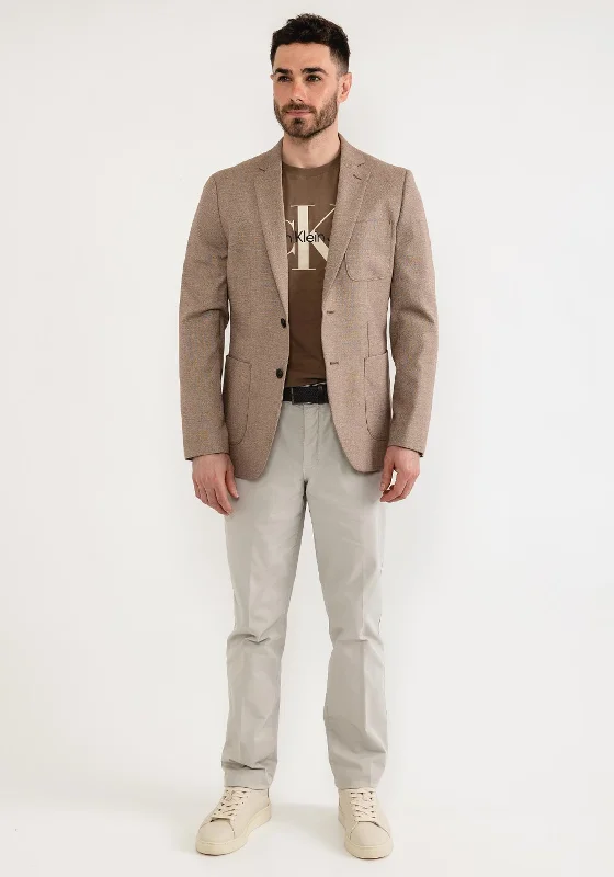 Selected Homme Gabe Blazer, Light Brown Melange