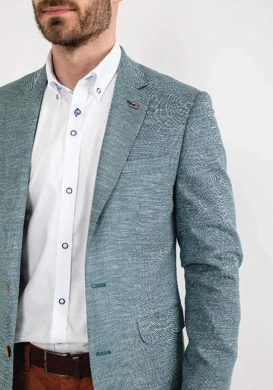 White Label Jasper Blazer, Green Melange