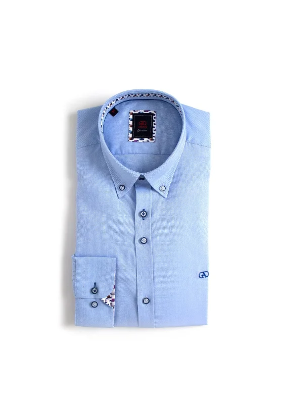 Andre Baggot Plain Shirt, Blue