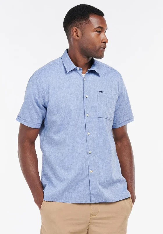 Barbour Nelson Summer Shirt, Blue