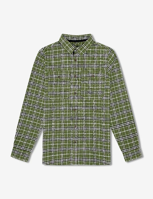 Classic Flannel - Olive