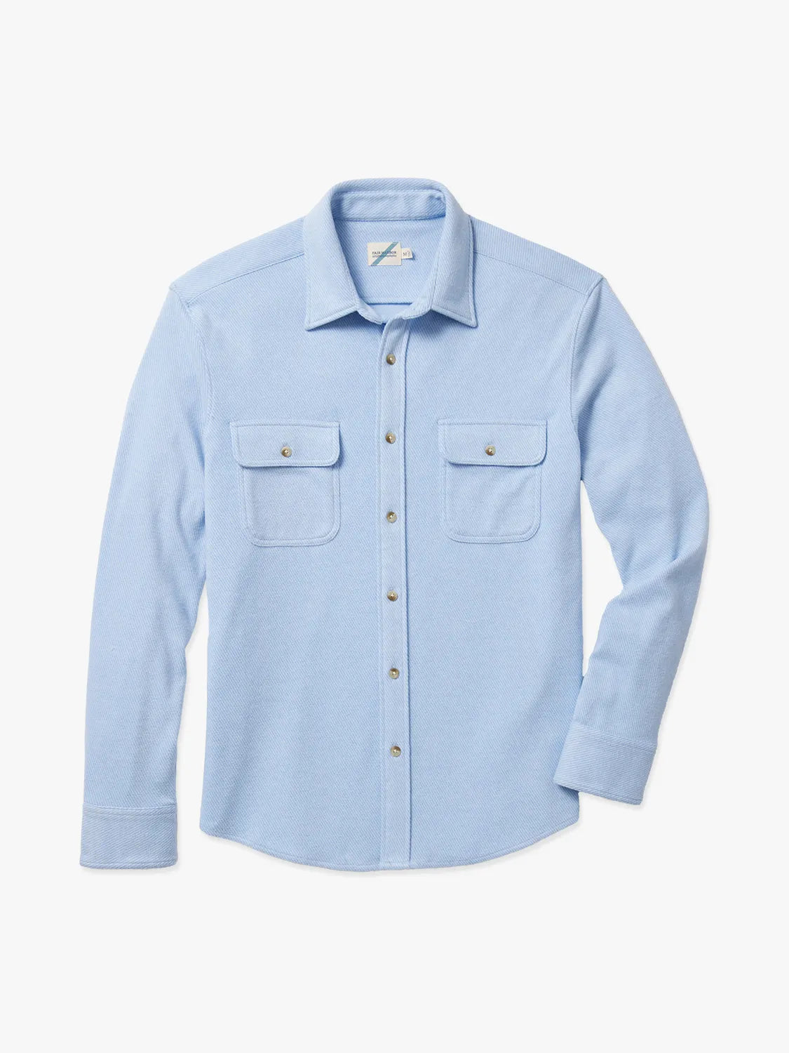 Dunewood Ultra Stretch Flannel | Light Blue Twill