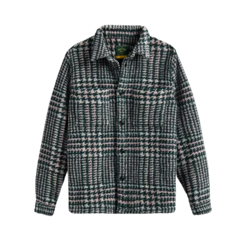 Gales Overshirt (Green + Rose)