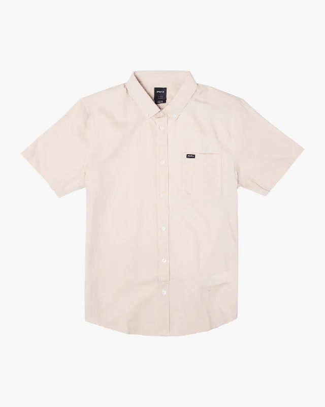 Hastings Denim Short Sleeve Shirt - Latte